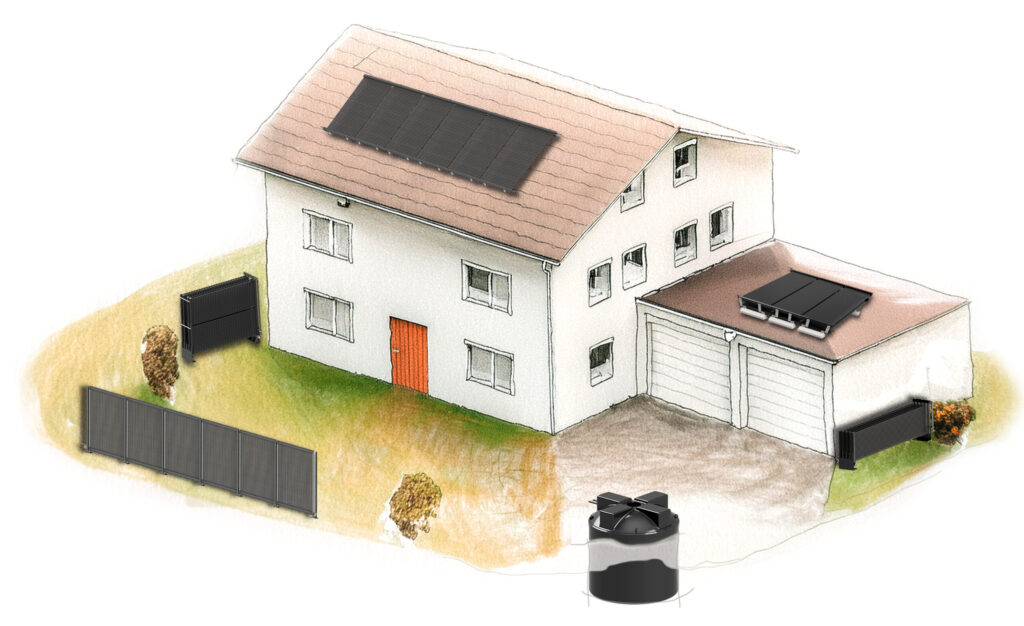 Der AluKol® ist ein offener Absorber, der die Wärme aus der Umgebung durch Konvektion von Sonne, Wind und Umgebungstemperatur überträgt.