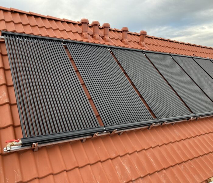 Schrägdach Flachdach Solar